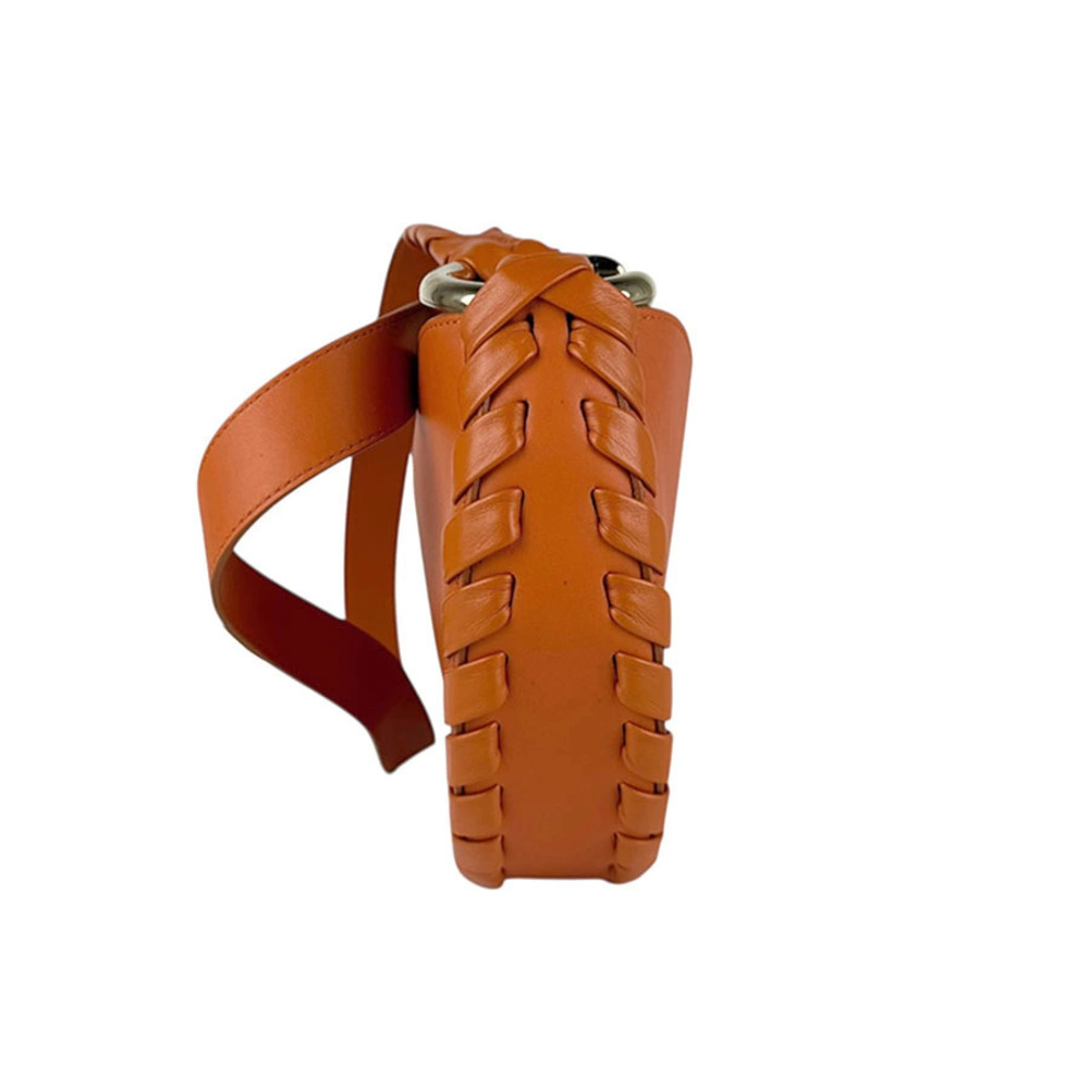 Chloe shoulder orange leather bag Orange